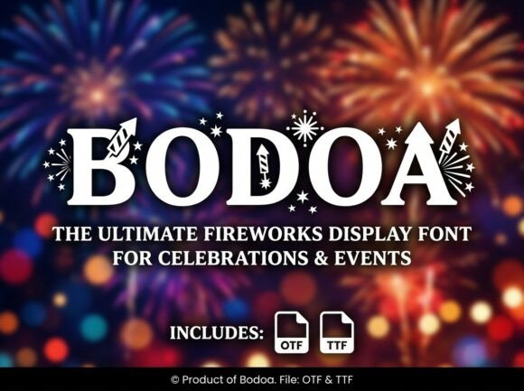 Bodoa: A Bold Display Font for Web Design