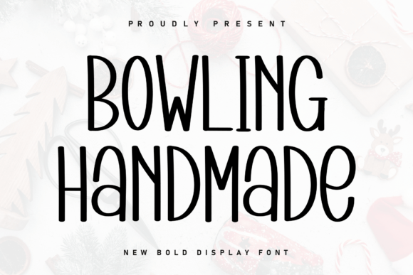 Bowling Handmade Font for Web Design