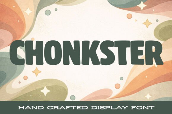 Chonkster: Bold Display Font