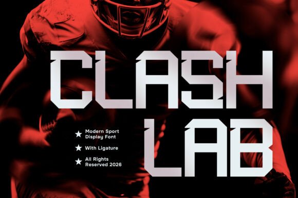 Clashlab: Bold Display Font for Impactful Design