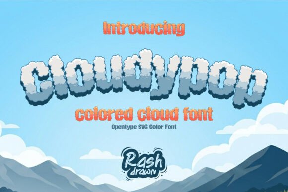 Cloudypop Font for Web Design