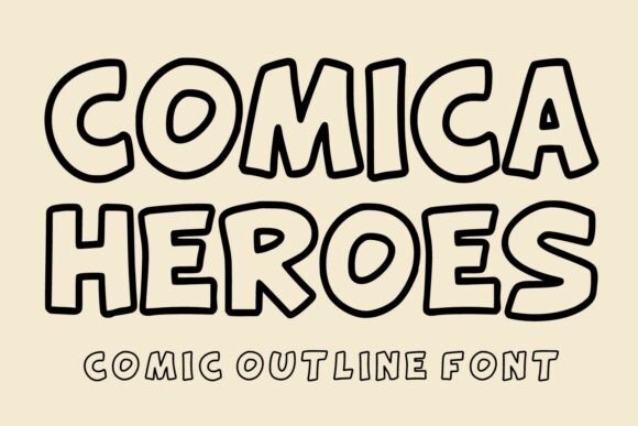 Comica Heroes Font for Creative Makers