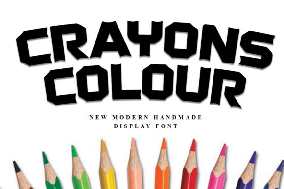 Crayons Colour Font