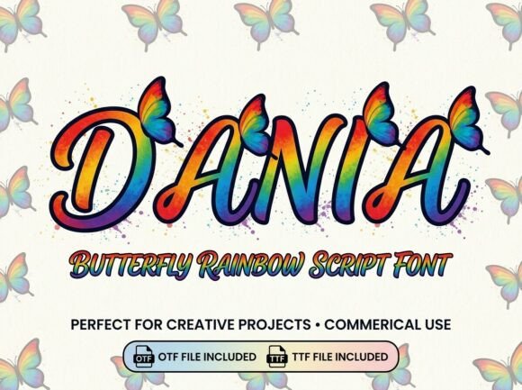 Dania Font: Vibrant Display Type