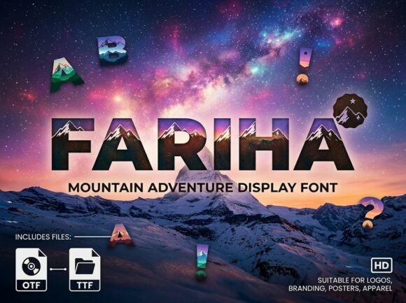 Fariha: Bold Display Font for Modern Campaigns
