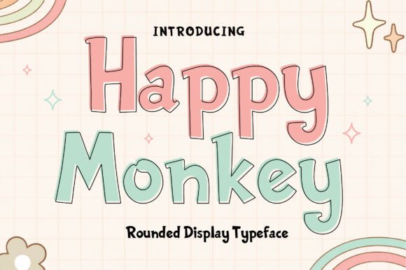 Happy Monkey Font for Creative Makers