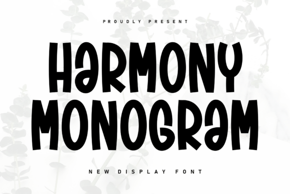 Harmony Monogram Font