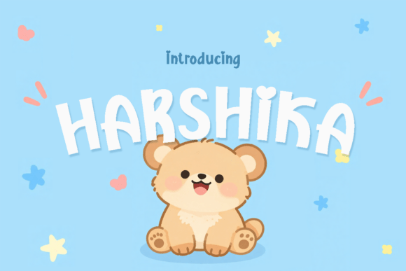 Harshika: A Playful Display Font