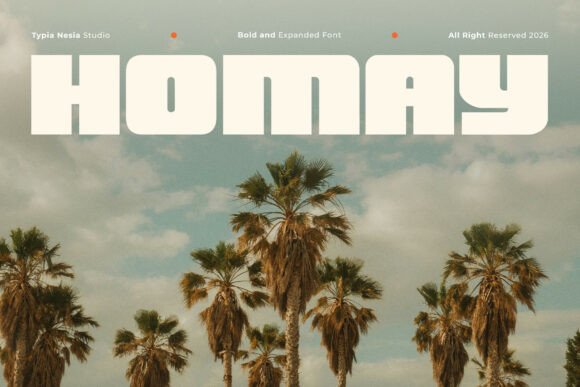 Homay: Bold Display Font for Modern Campaigns