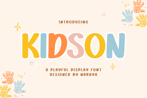 Kidson Font: Playful Display for Creative Campaigns