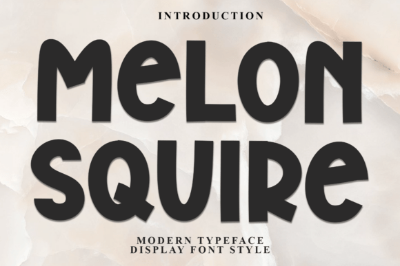 Melonsquire Font for Festive Branding