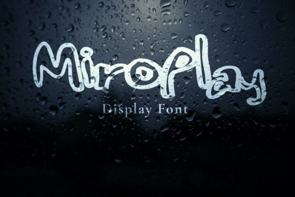 Miroplay Font for Creative Projects