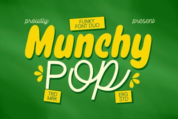 Munchy Pop Font for Bold Branding
