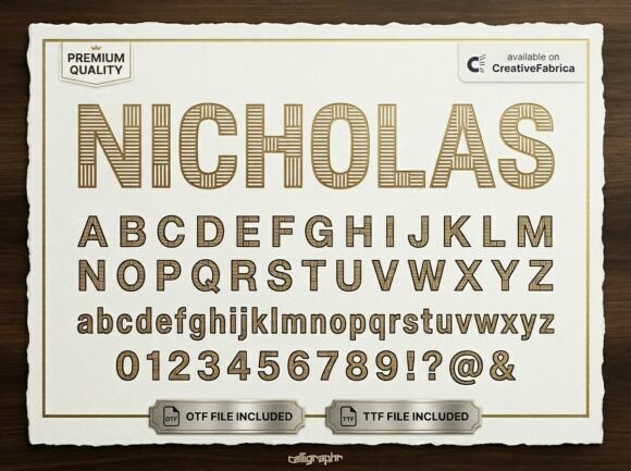 Nicholas Font: Bold and Beautiful