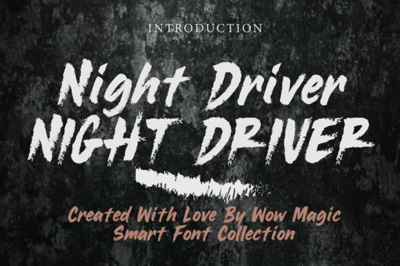 Night Driver Font for Bold Branding