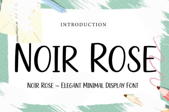 Noir Rose Font for Professional Branding