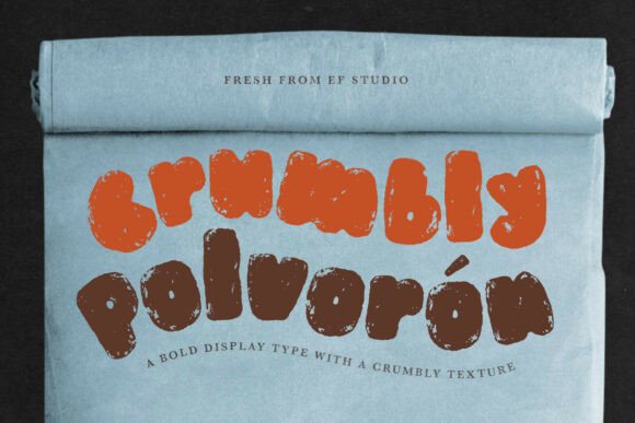 Polvorón: A Warm Display Font