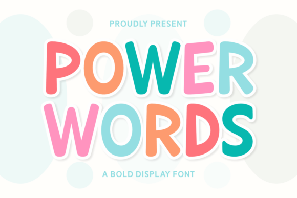 Power Words Font for Business Branding