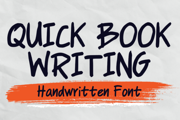 Quick Book Writing Font Review