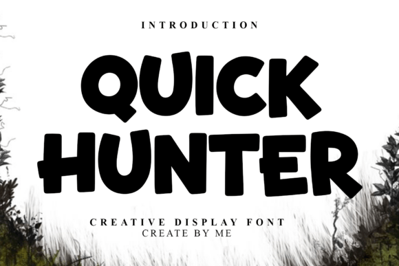 Quick Hunter Font for Business Branding