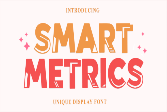 Smart Metrics: A Bold Font for Business Branding