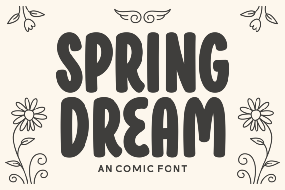 Spring Dream Font for Creative Makers