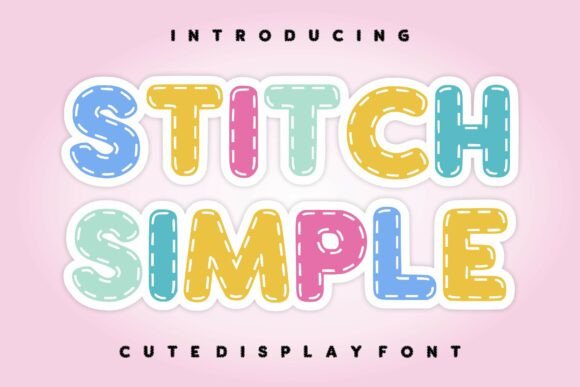 Stitch Simple Font for Web Design
