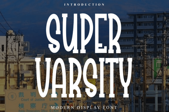 Super Varsity Font for Web Design