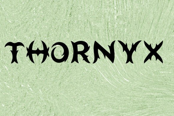Thornyx Font: Bold and Gothic