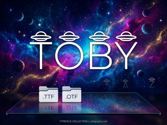 Toby: A Sci-Fi Font for Bold Branding
