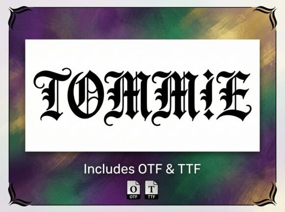 Tommie Font for Creative Projects